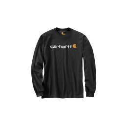 Carhartt Long-Sleeve Logo schwarz