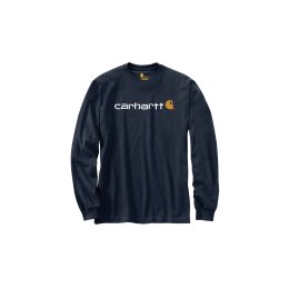 Carhartt Long-Sleeve Logo marineblau