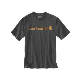 Carhartt Logo T-Shirt dunklegrau
