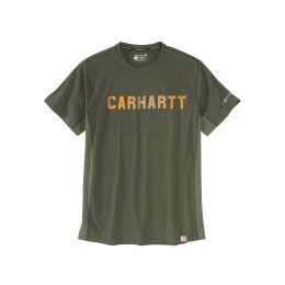 Carhartt Logo T-Shirt oliv