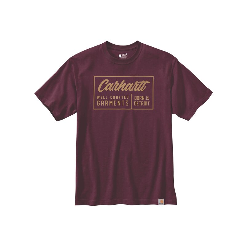 Carhartt Graphic T-Shirt dunkelrot