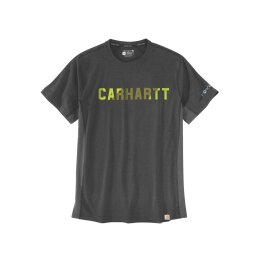 Carhartt Logo T-Shirt grau