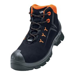 uvex 2 MACSOLE® Stiefel S3 schwarz, orange Weite 12