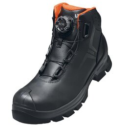 uvex 2 MACSOLE® Stiefel S3 schwarz, orange Weite 10