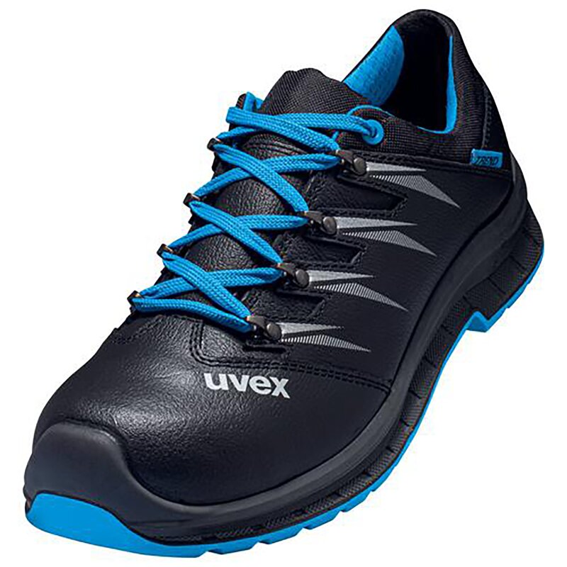 uvex 2 trend Halbschuhe S3 blau, schwarz Weite 11