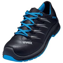 uvex 2 trend Halbschuhe S3 blau, schwarz Weite 11