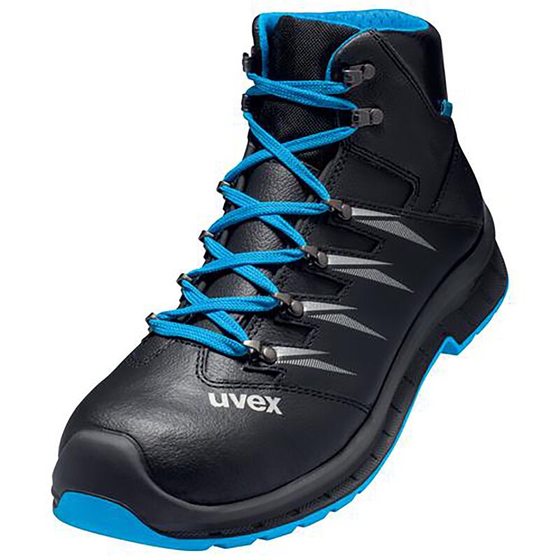 uvex 2 trend Stiefel S3 blau, schwarz Weite 10