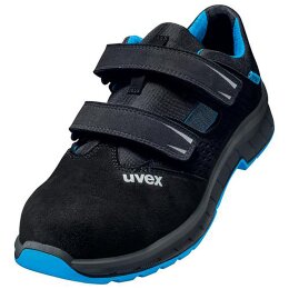 uvex 2 trend Sandalen S1P blau, schwarz Weite 10