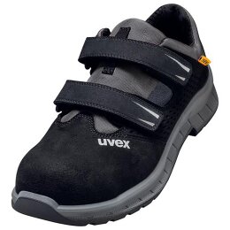 uvex 2 trend Sandalen S1P schwarz, grau Weite 11