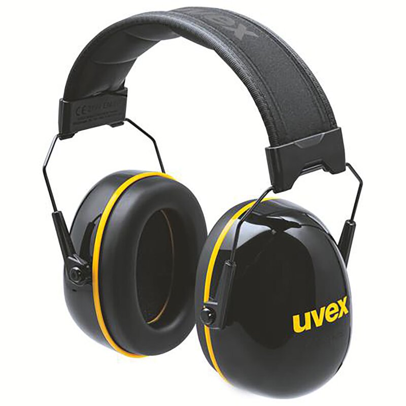 uvex Kapselgehörschutz K20 2630020 schwarz, gelb SNR 33 dB Größe L, M, S