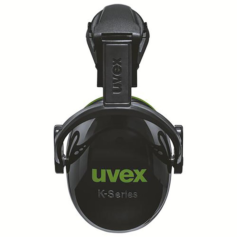 uvex Kapselgehörschutz K10H 2630210 schwarz, grün SNR 28 dB Größe L, M, S