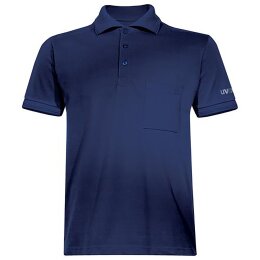 uvex Poloshirt blau, navy