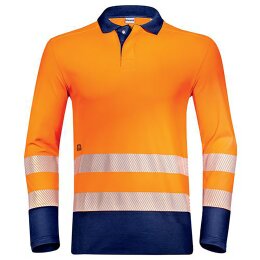 uvex Poloshirt Construction orange, warnorange