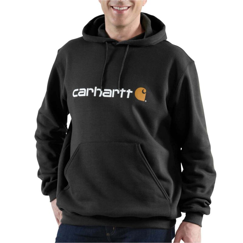 Carhartt Herren Signature Logo Sweatshirt schwarz