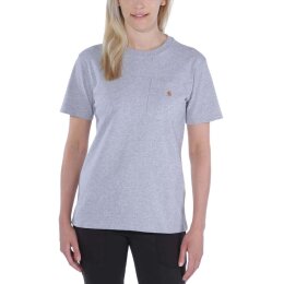 Carhartt Damen Workw Pocket S/S T-Shirt grau