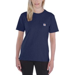 Carhartt Damen Workw Pocket S/S T-Shirt blau