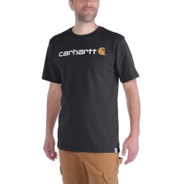Carhartt Herren Core Logo T-Shirt S/S schwarz