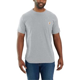 Carhartt Herren Force Flex Pocket T-Shirts S/S grau