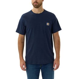 Carhartt Herren Force Flex Pocket T-Shirts S/S blau