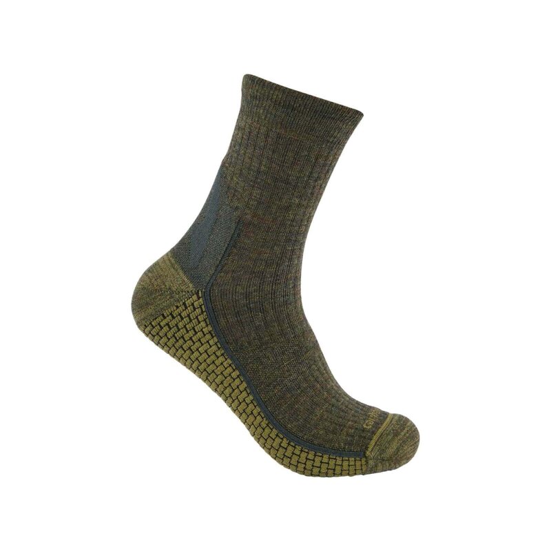 Carhartt Herren Synthetic-Merino Wool Quarter Sock grün