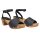 Sanita Wood-Yara Square Flex Sandal Sandale Black