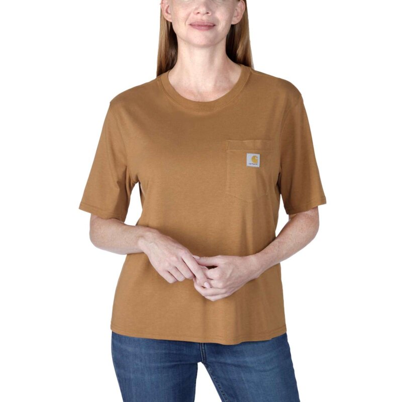 Carhartt Lightweight S/S Crewneck T-Shirt in Carhartt® Brown Braun