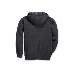 Carhartt Zip Hooded Sweatshirt in Carbon Heather Grau - XS