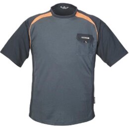 T-Shirt grau/schwarz/orange