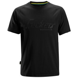 Snickers T-Shirt schwarz mit 3D Logo
