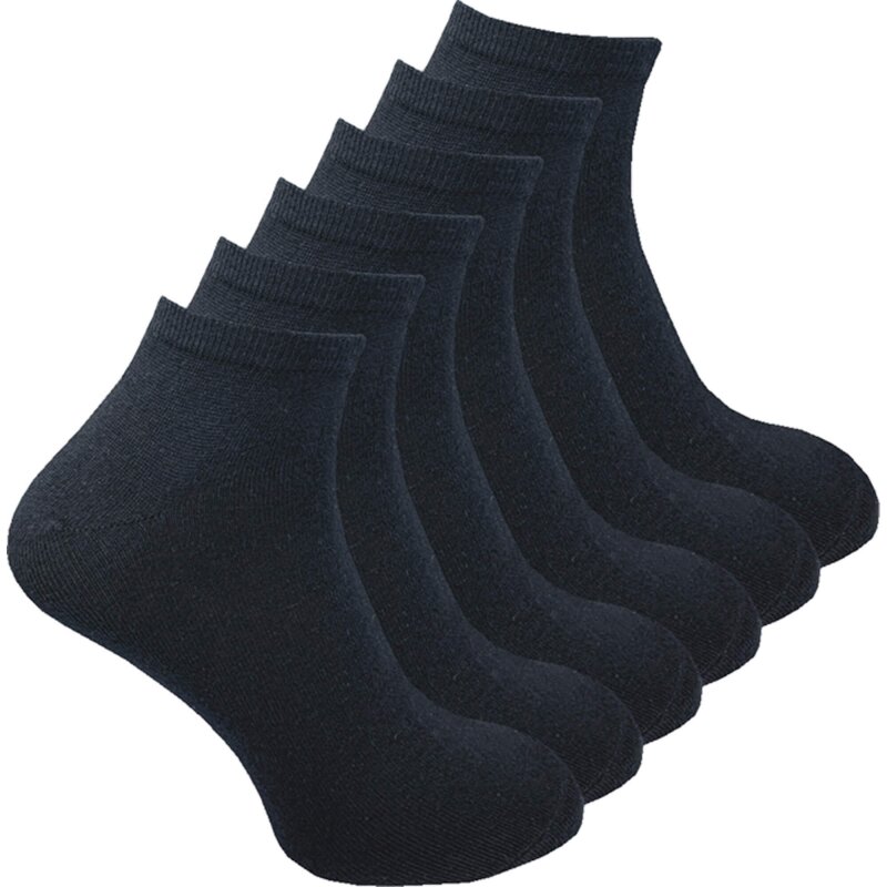 GAWILO Unisex Sneaker Socken schwarz