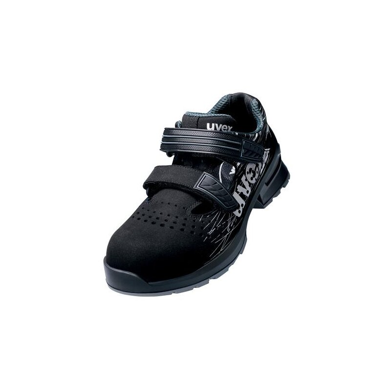 uvex 1 Sandale S1 SRC schwarz/weiß