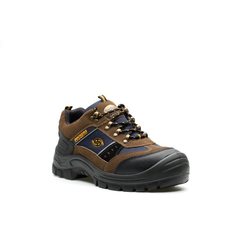 Dockers Safety Shoes Giga Low Cognac/Marine